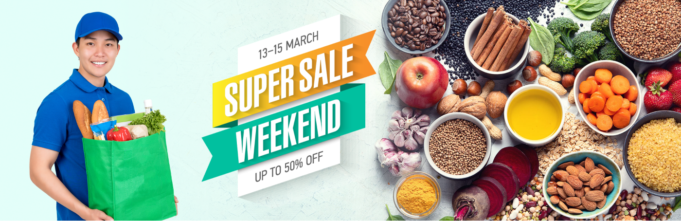 Super Sale Weekend 50% Off